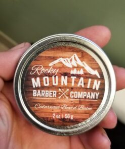 Beard Balm - Rocky Mountain Barber - 100% Natural - Premium Wax Blend with Cedarwood Scent, Nutrient Rich Bees Wax, Jojoba, Tea Tree, Coconut Oil 44 71F7PU7HEQL