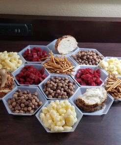 Alternative view of Plastic Hexagonal Weigh Boats Medium Dish 100pk