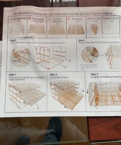 gianotter Paper Letter Tray Organizer with File Holder, 4-Tier Desk Accessories & Workspace Desk Organizers with Drawer and 2 Pen Holder for Office Supplies (Rose Gold) Rose Gold 38 71F8kqrZ8UL 1