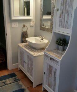 RoomMates RMK9050WP White Distressed Wood Peel and Stick Wallpaper Rustic Wood 77 71F929dGB9L