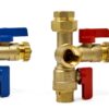 Libra Supply 3/4 inch Sweat Tankless Water Heater Isolation Valve Kit with Pressure Relief Valve, FNPT x Sweat, 3/4'' Service Valve Kit for Rheem, Rinnai, Ecosmart Navien Noritz Takagi Bosch Sweat x FNPT 40 71F98xNRyrL
