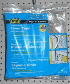 M-D 02311 Closed-Cell Weather-Strip, 3/4 in W X 10 ft L X 1/2 in T, Grey, Packaging May Vary 1 Count (Pack of 1) Gray 12 71F9G9XwIpL