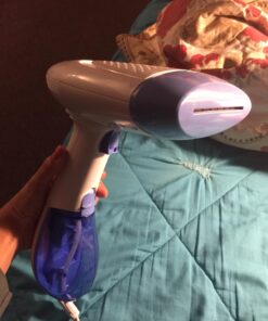 Conair Handheld Garment Steamer for Clothes, ExtremeSteam 1200W, Portable Handheld Design,White/Blue White/Blue 52 71F9GQeqMsL
