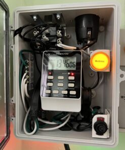 Outlet Timer, NEARPOW Dual Digital Light Timer with 2 Independently-controlled Outlets, 18 ON/OFF Programs, 24-Hour and 7-Day Programmable,Indoor Heavy Duty Electrical Timer Switch, 3 Prong, 15A/1800W 1 27 71F9vURBTKL