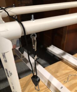 Apollo Horticulture Pair of 1/8" Adjustable Grow Light Rope Hanger w/ Improved Metal Internal Gears Pair of 1/8" 18 71FA2s57aL