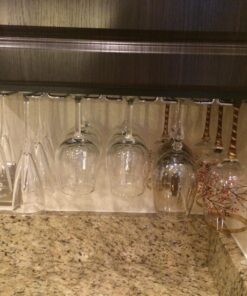 Organize It All Large Chrome Stemware Holder - 1876W 35 71FA3X4uN6L