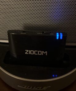 ZIOCOM 30 Pin Bluetooth Adapter Receiver for Bose iPod iPhone SoundDock and Other 30 pin Dock Speakers with 3.5mm Aux Cable(Not for Car and Motorcycles), Black 41 71FA60SGupL
