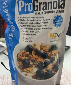 Julian Bakery® ProGranola® Cereal | Vanilla Cinnamon | 12g Protein | Paleo | 2 Net Carbs | Gluten-Free | Grain-Free | 15 Servings 1.22 Pound (Pack of 1) 41 71FALFoD8jL