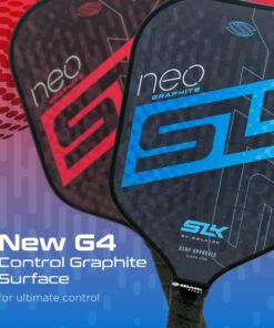 SLK by Selkirk Pickleball Paddles | Featuring a Multilayer Fiberglass and Graphite Pickleball Paddle Face | SX3 Honeycomb Core | Pickleball Rackets Designed in The USA for Traction and Stability SLK Neo 2.0 Bundle (Red & Blue) 12 71FAXbmMleL
