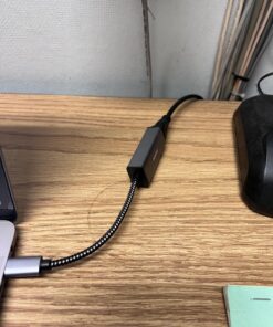 BENFEI USB-C to Ethernet Adapter, USB Type-C (Thunderbolt 3/4) to RJ45 Gigabit Ethernet LAN Network Adapter Compatible with iPhone 15 Pro/Max, MacBook Pro/Air 2023, iPad Pro,iMac, S23, XPS 17 and More 1 25 71FAbNBT5ML