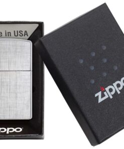 Zippo Chrome Lighters Brushed Chrome Linen Weave Classic 11 71FAog4MF2L