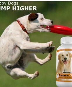 Amazing Turmeric for Dogs Curcumin Pet Antioxidant, Eliminates Joint Pain Inflammation, 120 Chews 19 71FAsKnFgFL