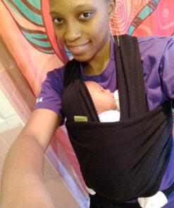 Boba Wrap Baby Carrier, Black - Original Stretchy Infant Sling, Perfect for Newborn Babies and Children up to 35 lbs 39 71FB MsTP8L