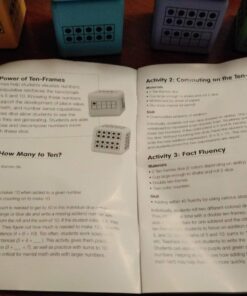 hand2mind Ten Frame Dice, Large Foam Dice for Classroom, Subitizing Dice, Math Manipulatives for Elementary School, Counting Toys for Toddlers, Educational Toys for Preschool Children (Set of 12) 33 71FB0 5lTL