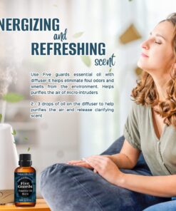 Natural Riches Five Guards Essential Oil Blend for Health Shield Aromatherapy with Clove Cinnamon Lemon Rosemary Eucalyptus Oil - 30ml 1 Fl Oz (Pack of 1) 21 71FB3d8zYzL