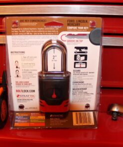 BOLT BREAKTHROUGH ONE-KEY LOCK TECHNOLOGY Bolt 7018519 Padlock for Ford, Lincoln & Mercury Center Cut Keys Ford, Mazda, Lincoln Standard Cut Keys 13 71FBfwh5oUL