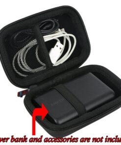 Alternative view of khanka Hard Travel Case Replacement for Anker PowerCore 13000 13000mAh 10400 Portable 2-Port Ultra Power Bank (Black) black