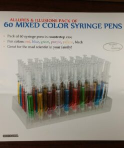 Allures & Illusions Syringe Pen , Mixed Color 60 Count(Pack of 1) Multicolor 28 71FCrXnfdfL