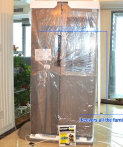 20 Piece Multi Use Great Value,Drop Cloth,Plastic Drop Cloth, 9x12Feet, Plastic Painting Tarp Waterproof Plastic Cover Clear Tarp Plastic Sheeting 11 71FD0ccGg L 1