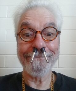 Alternative view of Hosa GPR-101 RCA to 1/4 inch TS Adaptors (2 pieces), Black, Tablet 2 Pieces