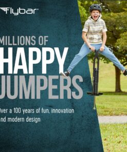 Alternative view of Flybar Master Pogo Stick for Kids, Ages 9+, 80 to 160 Pounds, Easy Grip Handles, Anti-Slip Pegs, Outdoor Toys for Boys, Jumper Toys for Girls, Outside Toys for Kids, Tweens and Teens Black/Silver