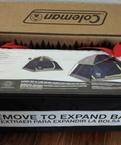 Coleman Sundome Camping Tent, 2/3/4/6 Person Dome Tent with Snag-Free Poles for Easy Setup in Under 10 Mins, Included Rainfly Blocks Wind & Rain, Tent for Camping, Festivals, Backyard, Sleepovers Navy Blue 2 Person 52 71FDby7i5ZL 1