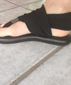 Sanuk Women's Yoga Sling 2 Sandal 6 Black 15 71FF8PkmTsL