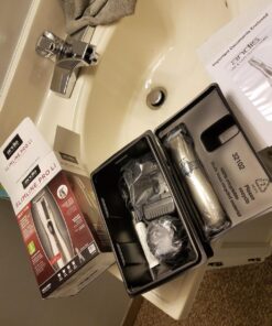 Andis 32400 Slimline Pro Cord/Cordless Beard Trimmer, Lithium Ion T-blade Trimmer, Close Cutting T-Blade Zero Gapped, Chrome Old Chrome Slimline Trimmer 63 71FFCHBfssL