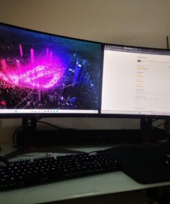 AOC C27G2Z 27" Curved Frameless Ultra-Fast Gaming Monitor, FHD 1080p, 0.5ms 240Hz, FreeSync, HDMI/DP/VGA, Height Adjustable, 3-Year Zero Dead Pixel Guarantee, Black, Xbox PS5 Switch 240Hz Low Latency 27" FHD Curved Screen 39 71FFLu1JWcL