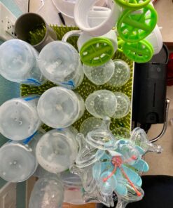 Boon Lawn Countertop Baby Bottle Drying Rack - Spring Green - Bottle Rack and Organizer - Baby Feeding Essentials - 13.5 x 11 x 2.5 - 1 Count 40 71FFT4uxMNL