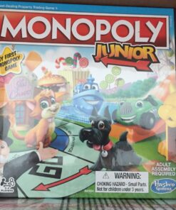 Hasbro Gaming Monopoly Junior Board Game for Kids Ages 5 and Up, 2-4 Players, Family Games 46 71FFg7AH0 L