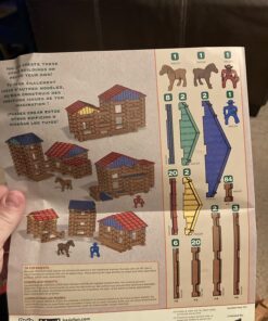 Lincoln Logs Centennial Edition Tin Amazon Exclusive-150+ Pieces-Real Wood-Ages 3+-Best Retro Building Gift Set for Boys/Girls-Creative Construction Engineering-Top Blocks Kit-Preschool Education Toy 44 71FG3XNXgL