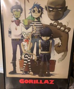 Music - Alternative Rock Posters: Gorillaz - All Here - 35.7'x23.8',Living Room 22 71FGuovTtaL