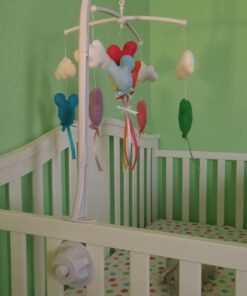 AGPtek Baby Crib Mobile Bed Bell Holder Music Box Holder Arm Bracket Baby Bed Stent Set (Nut Screw) ¨C 2 Sizes for Optional (34.6") 34.6" 32 71FGzRT ZL