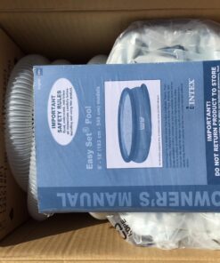 Intex 8ft X 30in Above-Ground Pool Easy Set Pool Set with Filter Pump 8 ft x 30 in 50 71FHc3ZOt0L