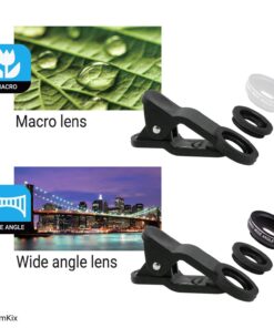 CAMKIX Bluetooth Camera Shutter Remote Control for Smartphones and 5 in 1 Universal Lens KIT - Create Amazing Photos and Selfies (5IN1 Universal Lens KIT and Bluetooth Shutter Remote) BT Remote 11 71FHpzk8pL