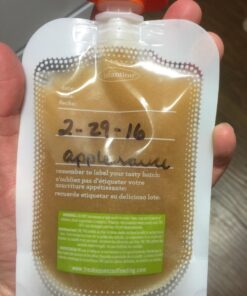 Infantino Disposable Squeeze Pouches, Portable Homemade Semi-Solid Food for Babies and Toddlers, 4 Fl Oz (Pack of 50) 50 Squeeze Pouches Pack 41 71FI4 bF0vL