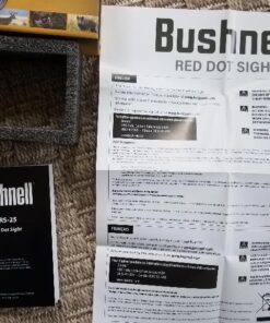 Bushnell Trophy TRS-25 Red Dot Sight Riflescope, 1x20mm, Black 50 71FI72XKfuL