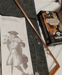 Copper Dowsing Rod - 99.9% Pure Copper - Water Divining Witching, Energy Healing, Paranormal, Ghost Hunting, Gold, Yes No Questions. Instructions and Bonus Pendulum - 5x13 Inch Divining rods 20 71FIQkBW0PL