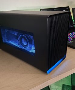 Razer Core X Chroma Aluminum External GPU Enclosure (eGPU): Compatible with Windows & MacOS Thunderbolt 3 Laptops, NVIDIA/AMD PCIe Support, 700W PSU, 4X USB 3.1, 1x Gbit Ethernet, Chroma RGB, Black Classic Black eGPU 33 71FIWayiL