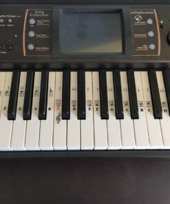 QMG Piano Stickers for 49/61/ 76/88 Key Keyboards – Transparent and Removable; Made in USA Sticker 40 71FJNQVFGL