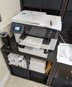 HP OfficeJet Pro 7740 Wide Format All-in-One Color Printer with Wireless Printing, Works with Alexa (G5J38A), White/Black 49 71FJT9RS8YL