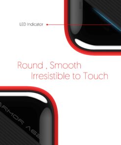 Silicon Power 2TB Rugged Armor A62S Shockproof/ IPX4 Water-Resistant/Dustproof/Anti-Scratch USB 3.0 2.5" External Hard Drive PS5 Xbox Series X Compatible Black-Red 12 71FJcLCly7L