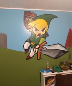 RoomMates RMK2780SCS Nintendo Zelda: Ocarina Of Time 3D Peel and Stick Wall Decals Zelda 3D Decals 27 71FJj3LIv5L