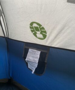 Coleman Sundome Camping Tent, 2/3/4/6 Person Dome Tent with Snag-Free Poles for Easy Setup in Under 10 Mins, Included Rainfly Blocks Wind & Rain, Tent for Camping, Festivals, Backyard, Sleepovers Navy Blue 2 Person 67 71FJnf6XAsL 1