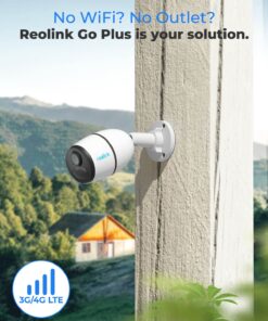 Alternative view of REOLINK Cellular Security Camera Wireless Outdoor, 4G LTE No WiFi Needed, 2K HD with Person/Vehicle Smart Detection & Playback, Rechargeable Battery Powered, Time Lapse, Two-Way Talk, Go Plus