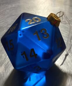 Koplow Games Jumbo Dice Transparent Sapphire/Gold 55mm Countdown D20 10 71FJu7VB1CL