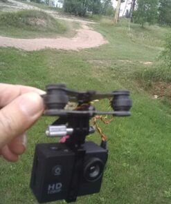 GoolRC Gimbal FPV Camera Mounts with Anti Vibration Plate Replacmenet for DJI Phantom Walkera Qr X350 Gopro Hero 3 3+ 4 CF Carbon Fiber 30 71FJvkycyEL