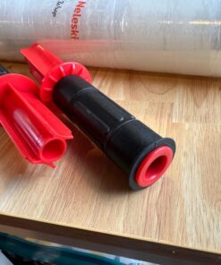 Stretch Wrap Roll with Handle 15” x 1000Ft – 80 Gauge – Heavy Duty Plastic Shrink wrap Roll with Rotating Handles for Pallet Wrap Film - Plastic Wrap for Moving Supplies - Shrink Wrap for Moving, 15 Inch 22 71FKFsfdfDL