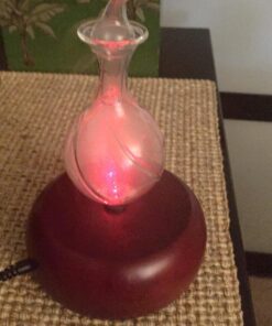 Radiance Nebulizing Diffuser for Essential Oil Aromatherapy - Dark Colored Wood Base Dark Brown Wood Base 37 71FKa0nCVUL